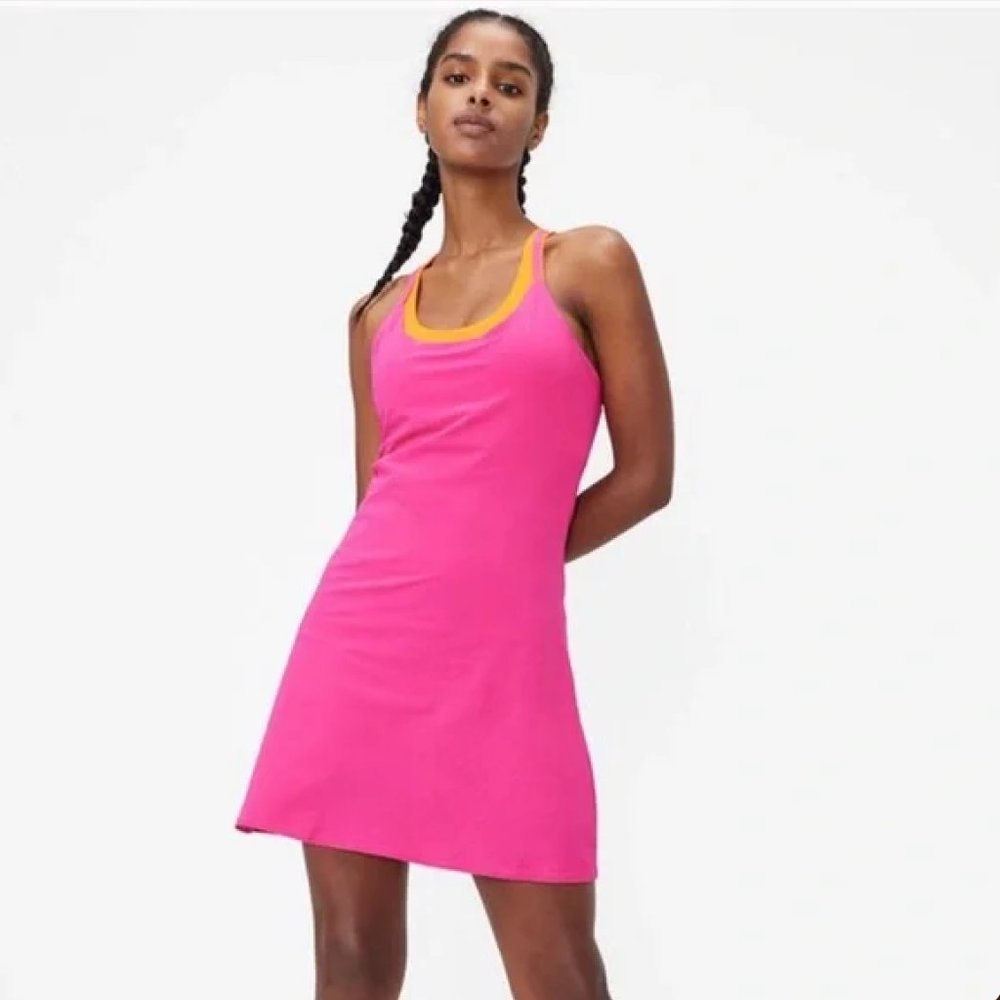 NWT Outdoor Voices The Exercise Dress in Winecup